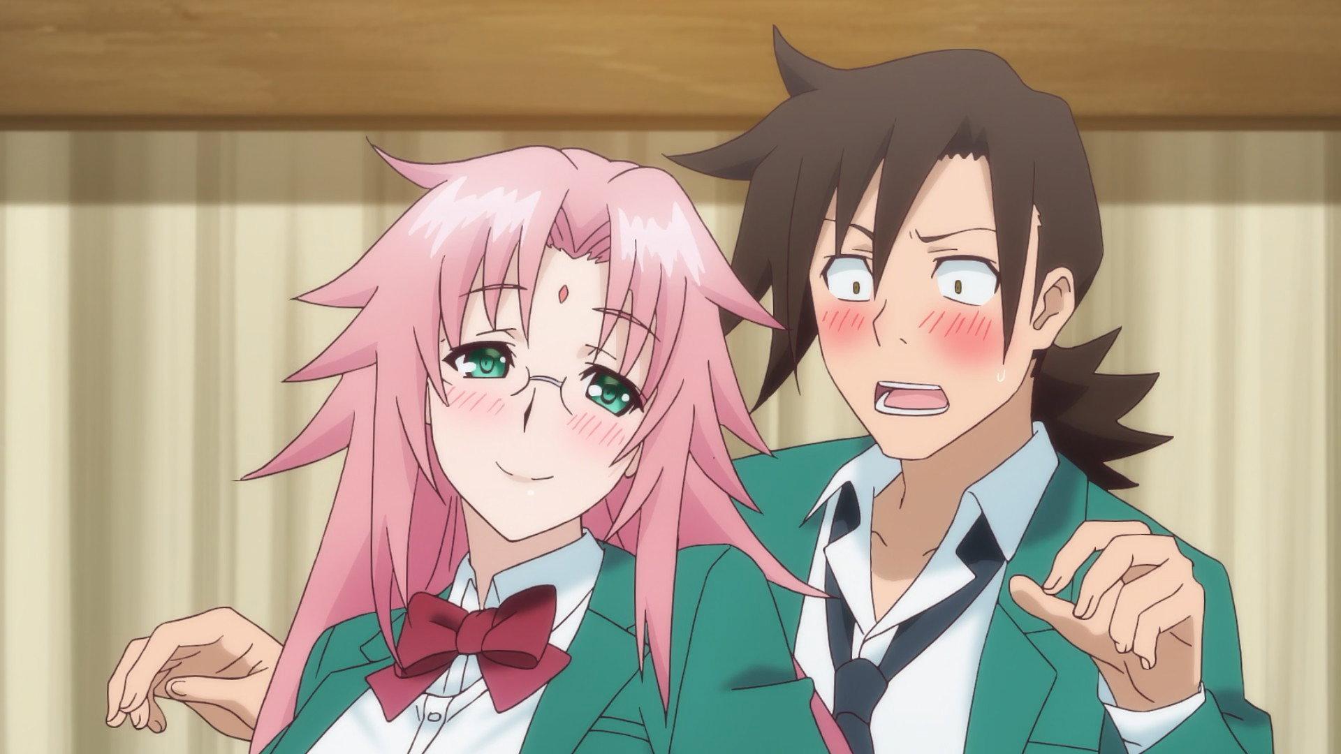 Still from Yuuna's Body Measurements / Nonko's Crunch Time