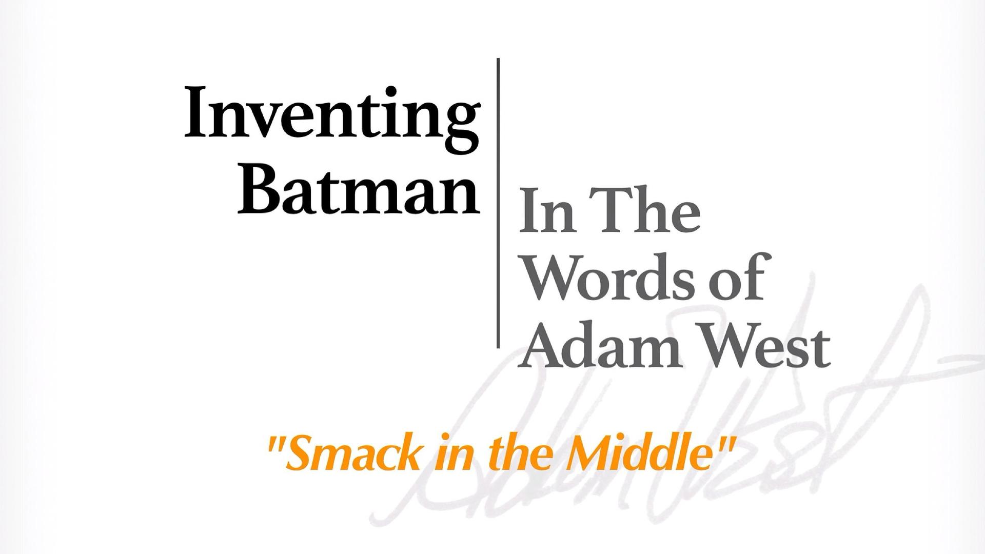 Still from Inventing Batman: In the Words of Adam West - Smack in the Middle