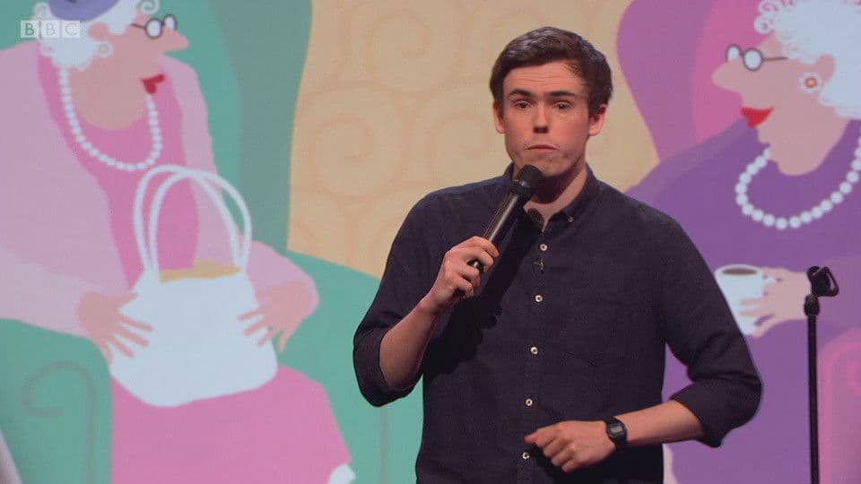 Still from James Acaster, Tom Allen, Ed Byrne, Rhys James, Ellie Taylor