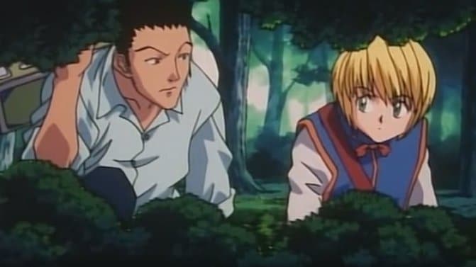 Still from "Hisoka × Crash × Gon