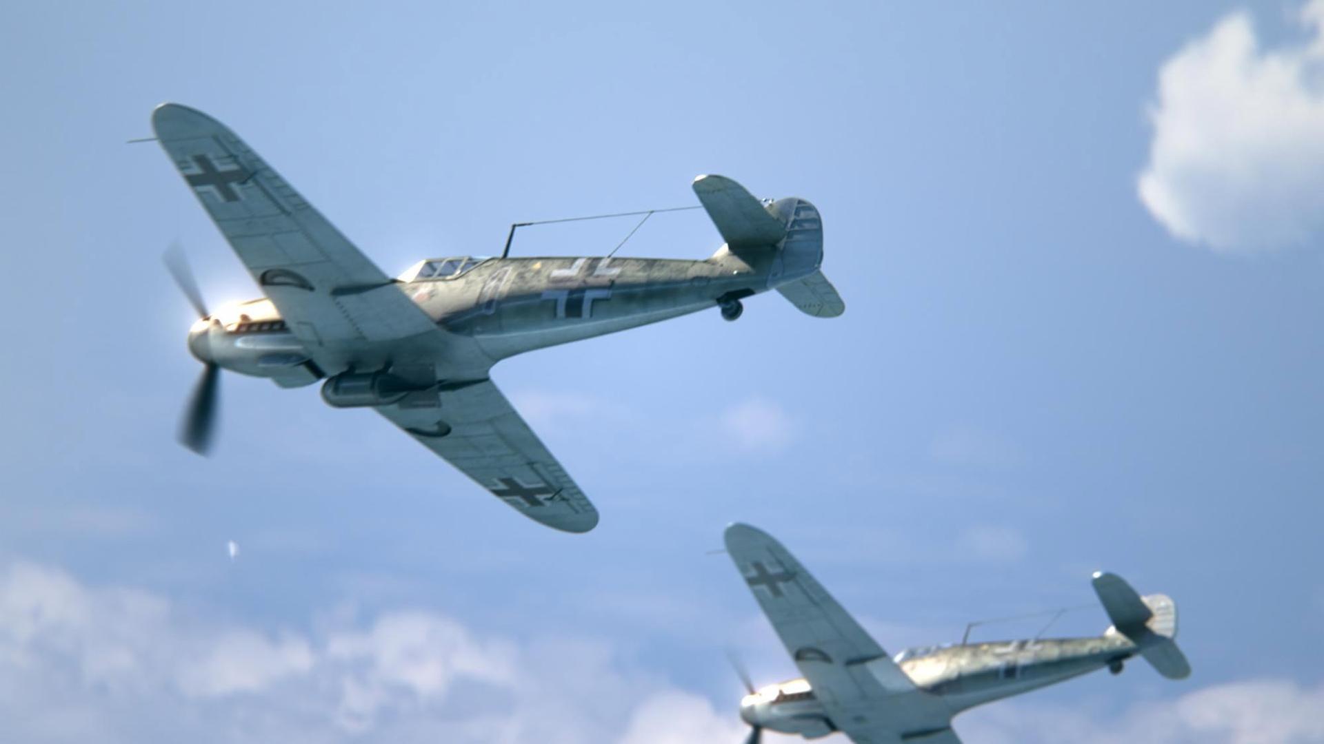 Still from Hitler's War in the Skies
