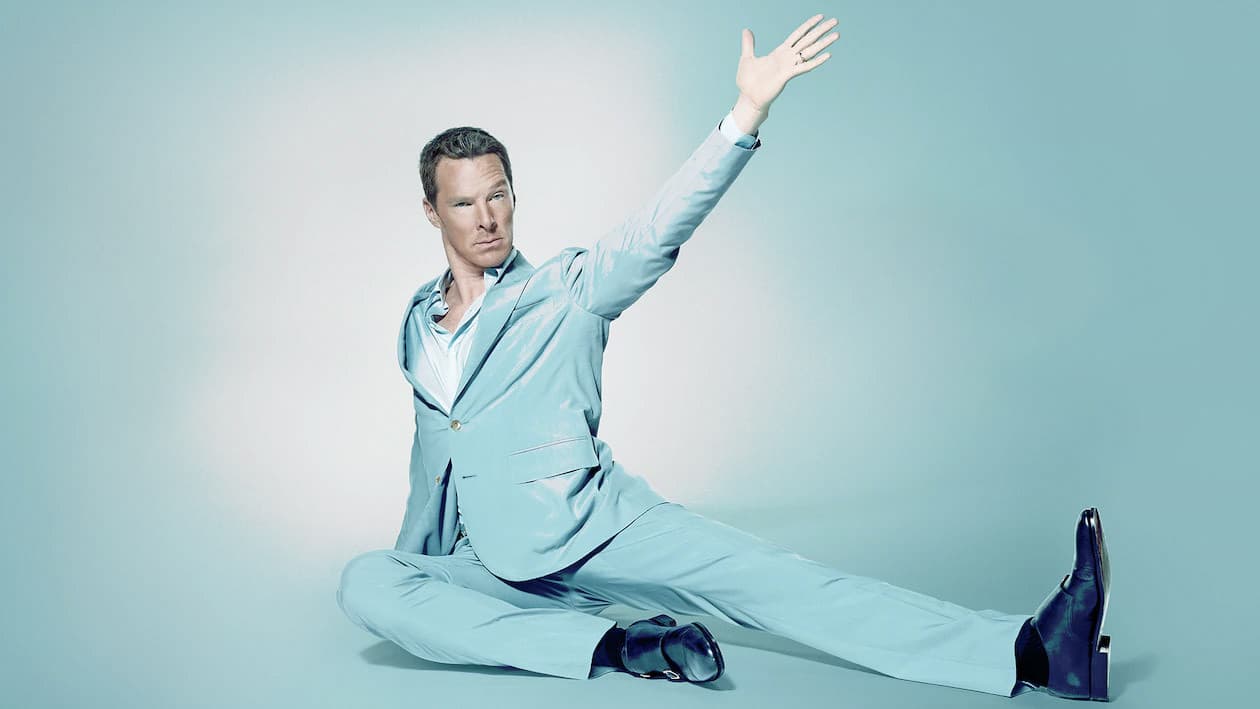 Still from Benedict Cumberbatch with Arcade Fire