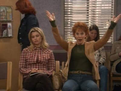 Still from Someone's at the Gyno with Reba