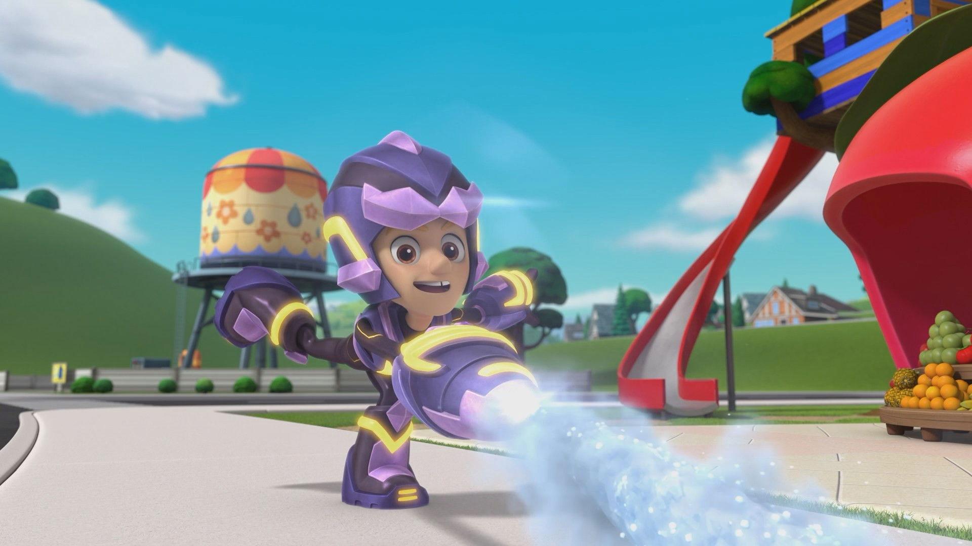 Still from Mighty Pups vs. the Big Chill