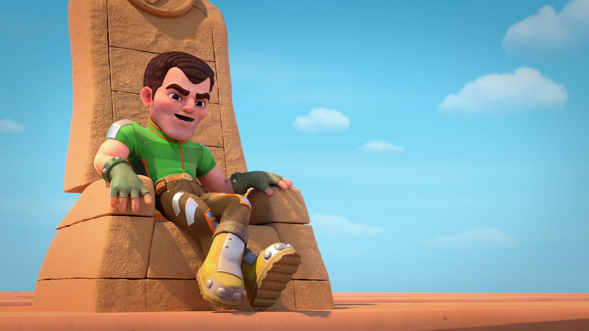 Still from Sand Trapped