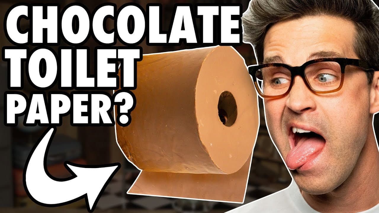 Still from Covering Weird Things In Chocolate (GAME)