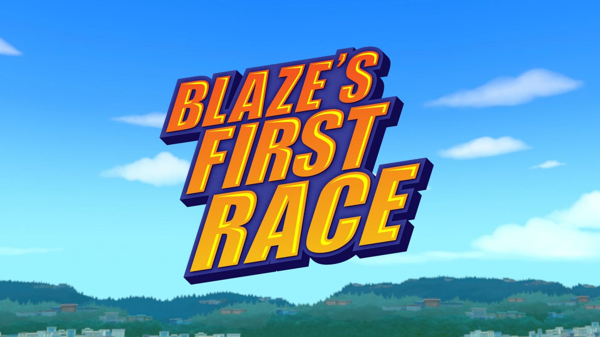 Still from Blaze's First Race