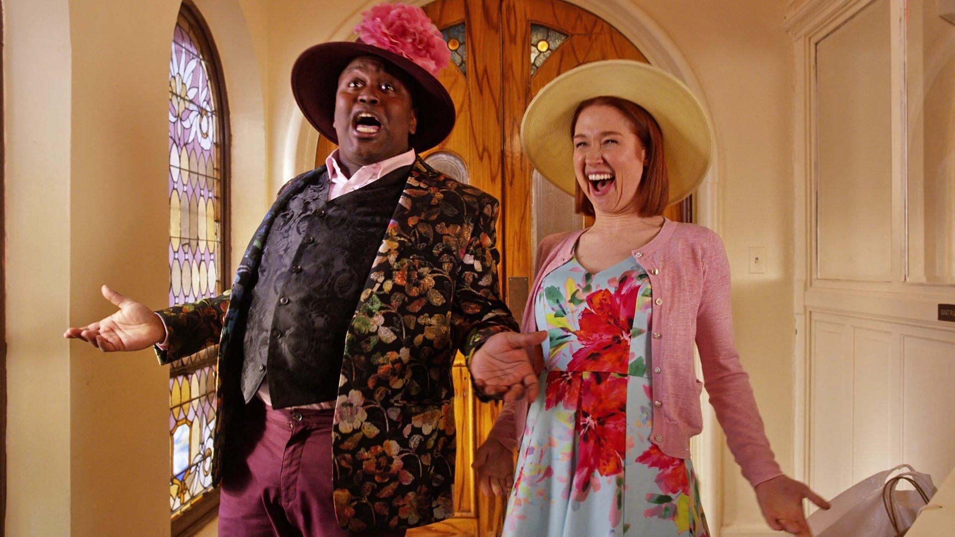 Still from Kimmy Goes to Church!