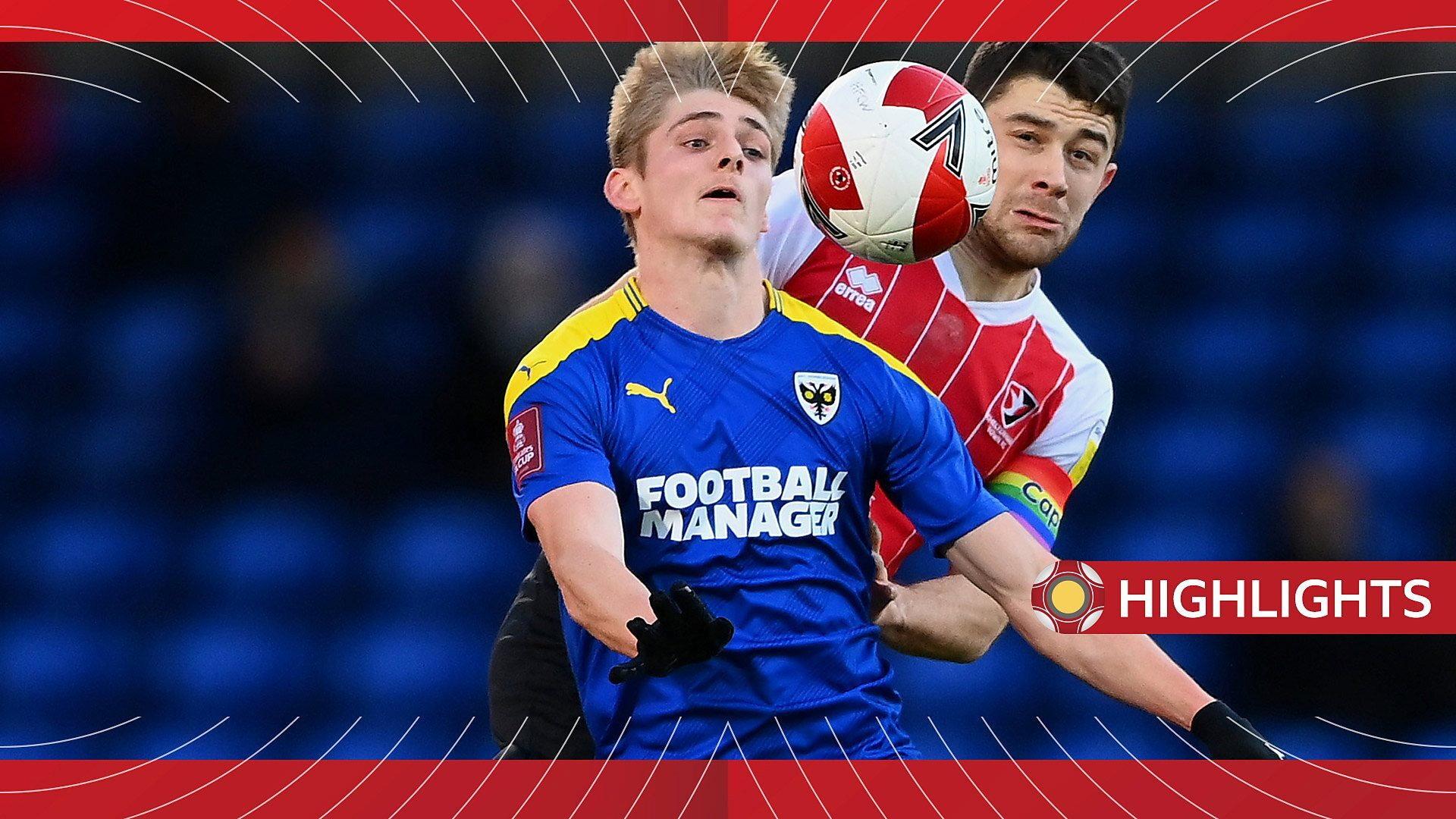 Still from FA Cup Second-Round Highlights