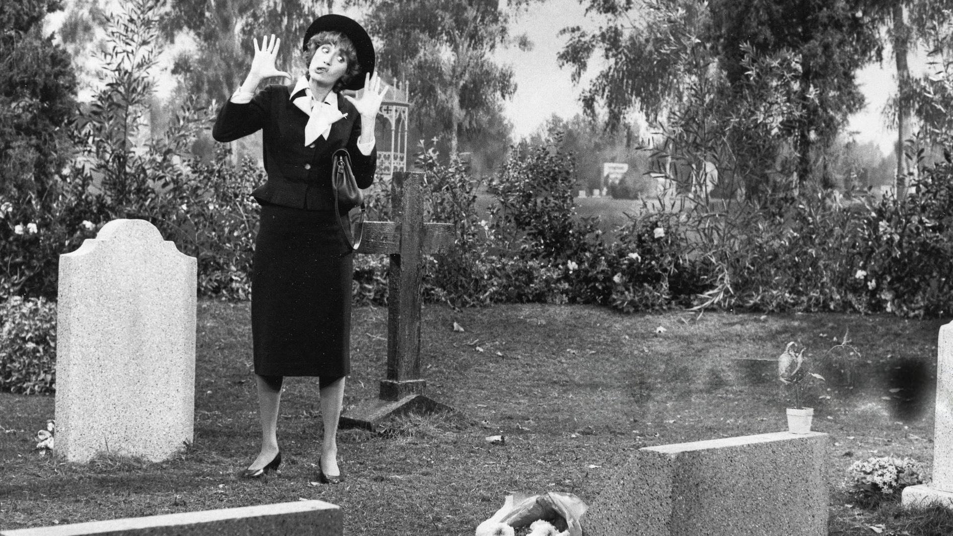 Still from A Visit to the Cemetery