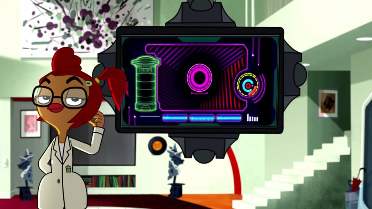 Still from Big Head Awakens