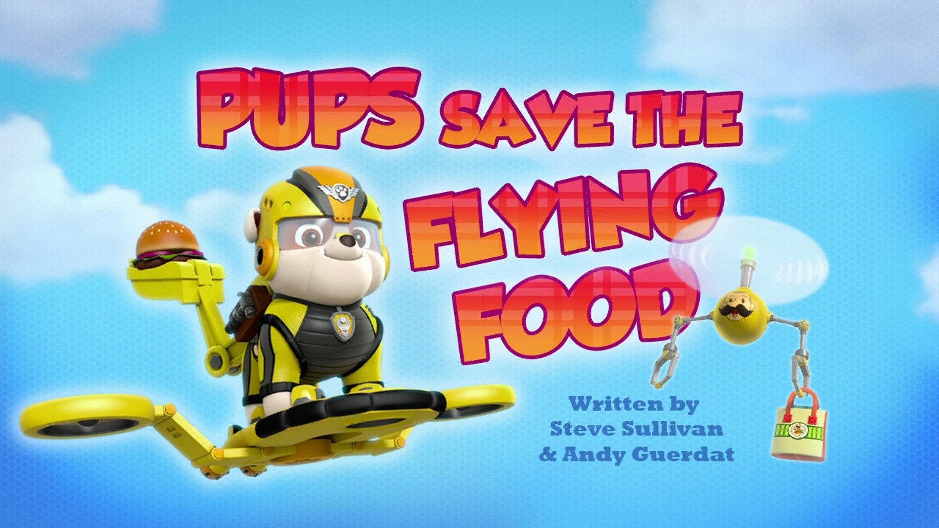 Still from Pups Save the Flying Food