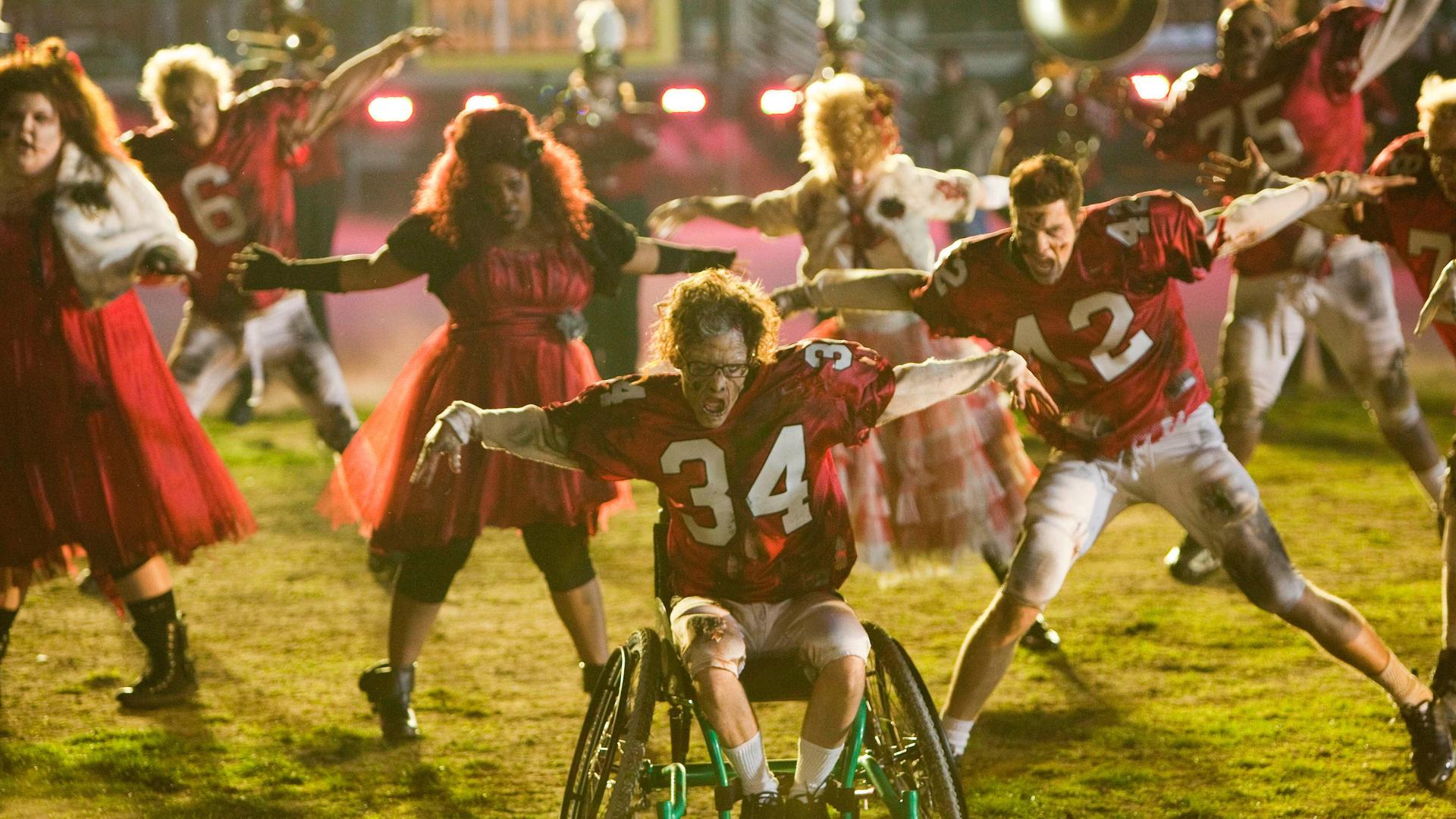 Still from The Sue Sylvester Shuffle