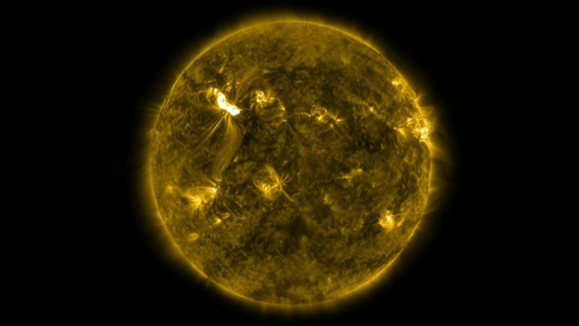 Still from Journey from the Center of the Sun