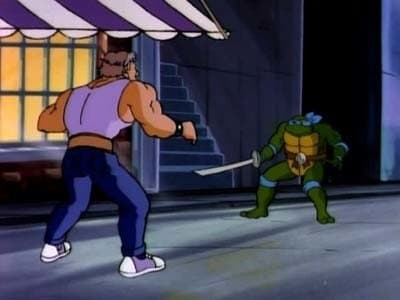 Still from Leonardo Cuts Loose