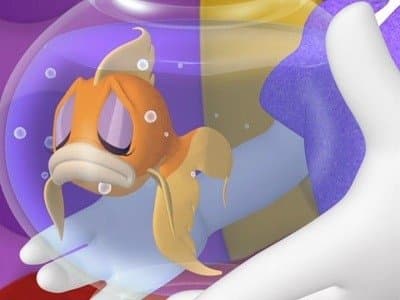 Still from Mickey's Fishy Story