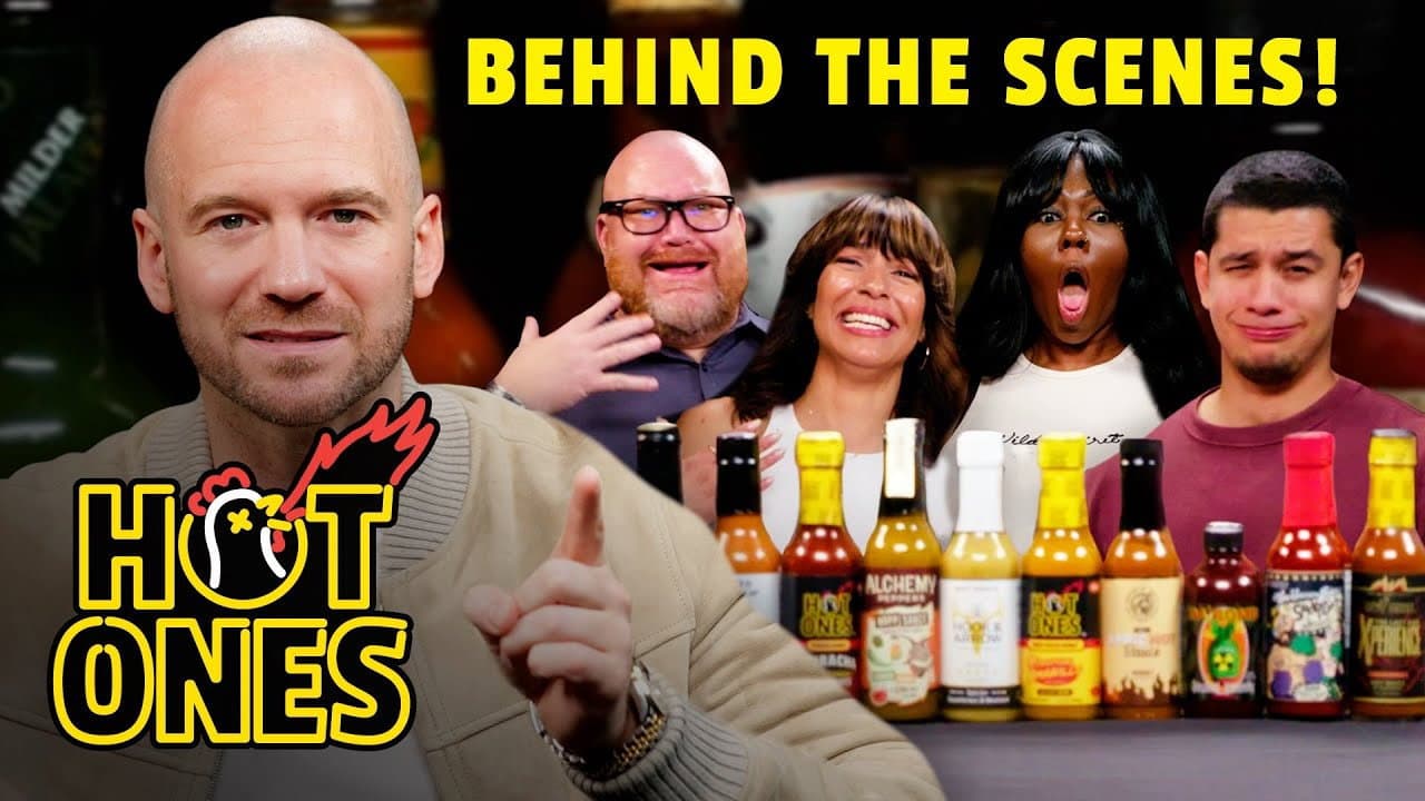 Still from Sean Evans Challenges Hot Ones Superfans | Season 27 Hot Sauce Reveal