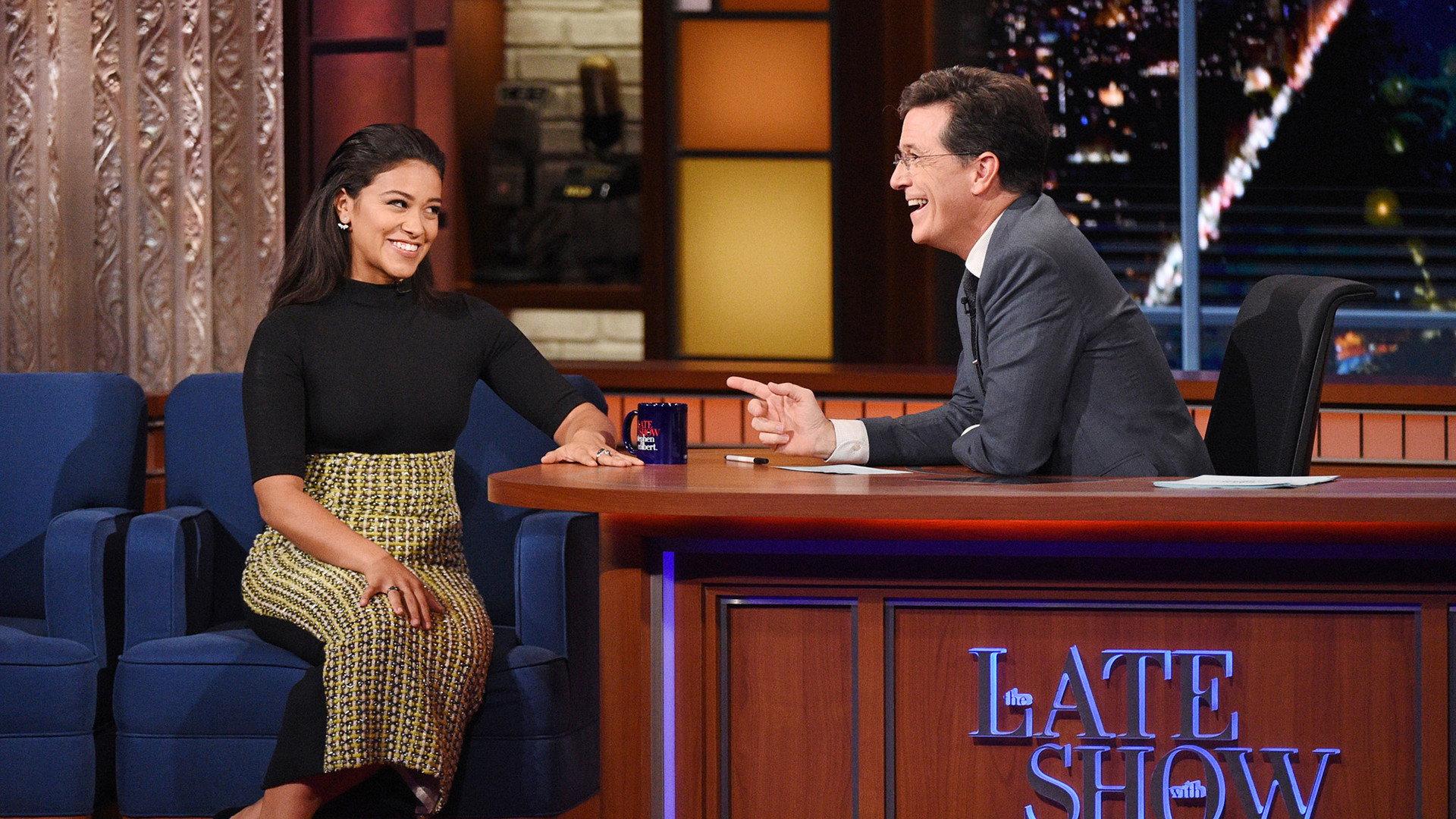 Still from Gina Rodriguez, Ben Bernanke, Tame Impala