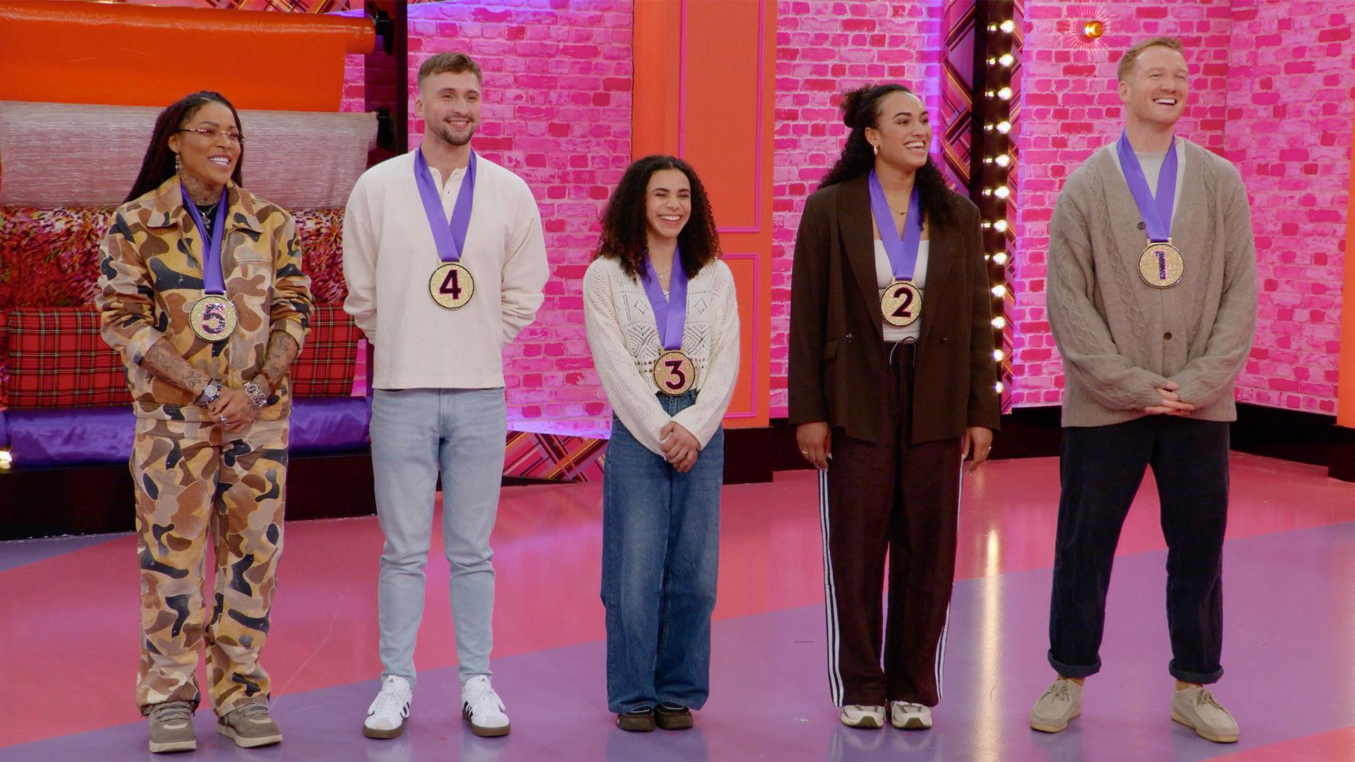 Still from Olympian Makeovers