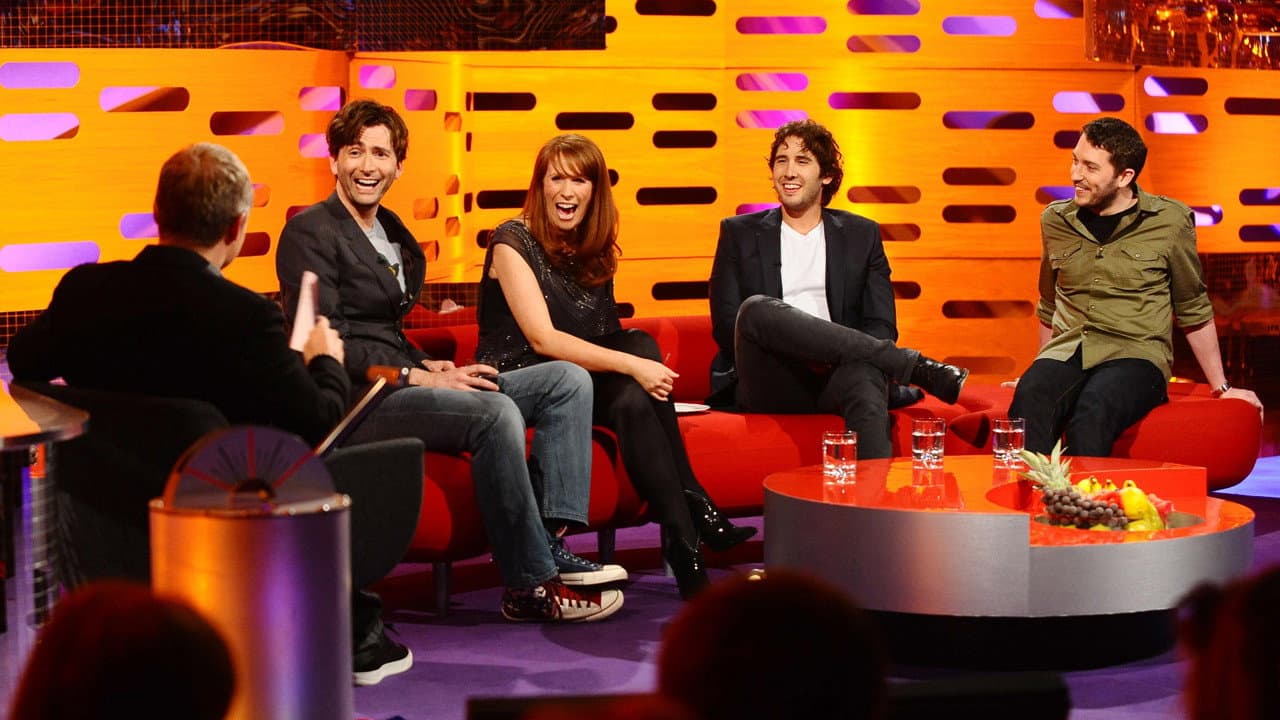 Still from David Tennant, Catherine Tate, Jon Richardson, Josh Groban