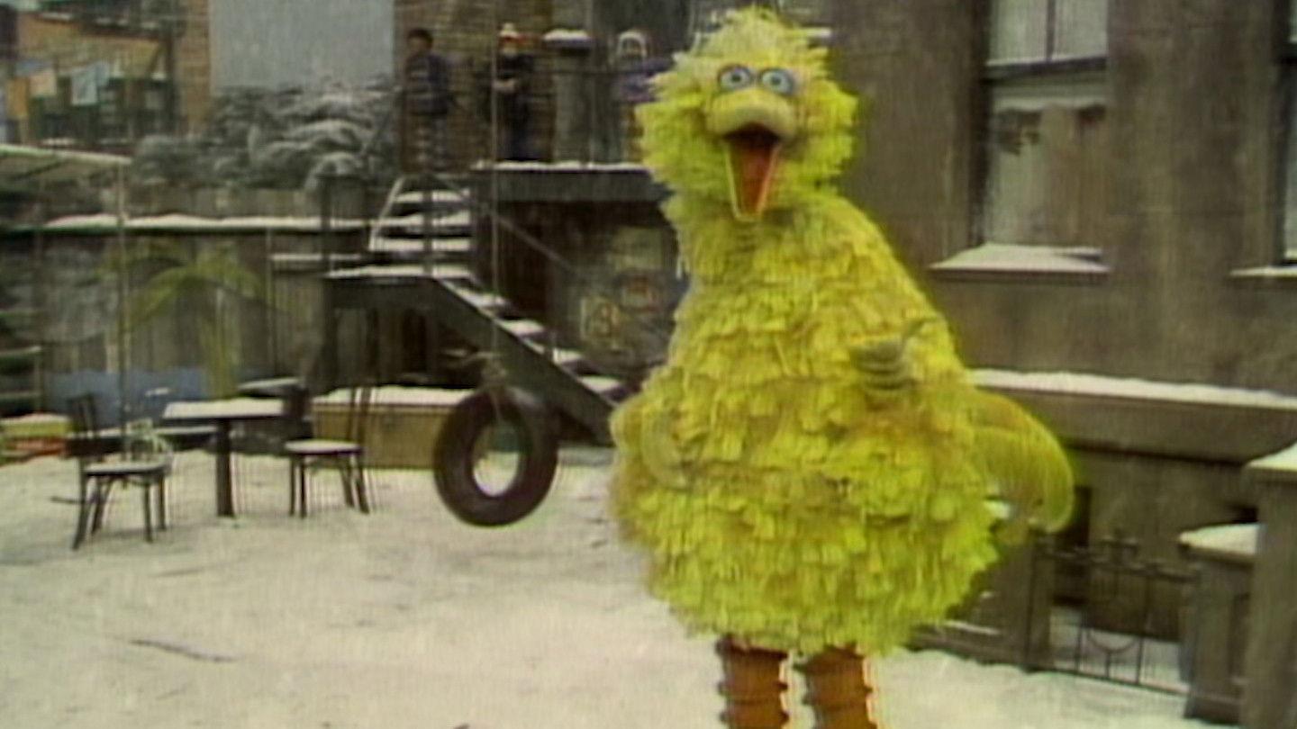 Still from Heavy Snow Falls on Sesame Street (0593)