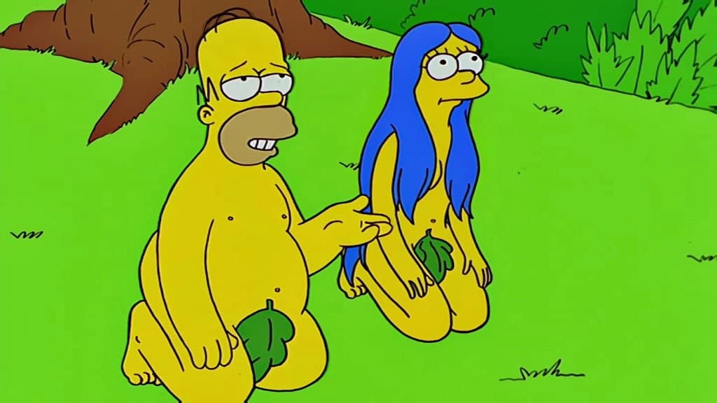 Still from Simpsons Bible Stories