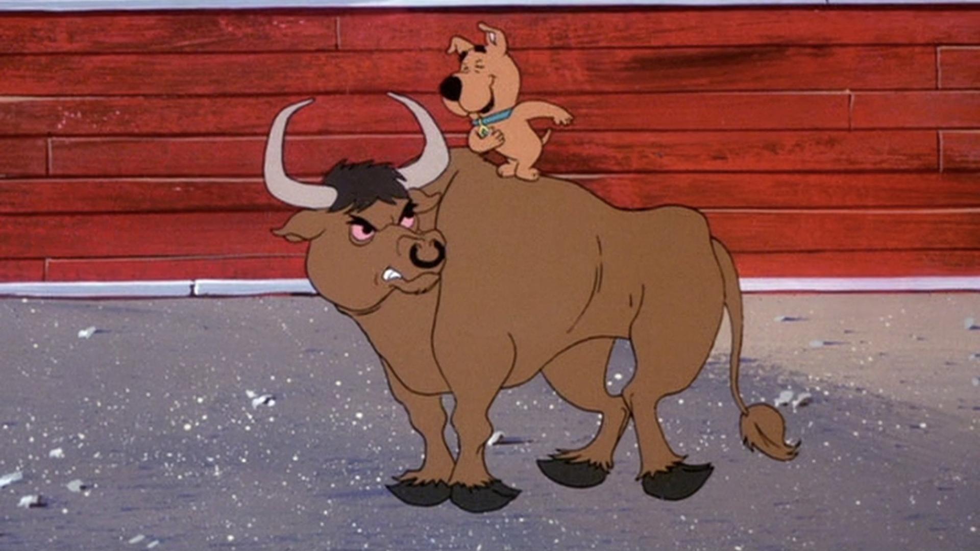 Still from Scooby's Bull Fright