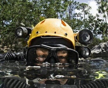 Still from Extreme Cave Diving