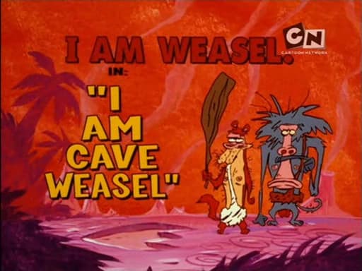 Still from I Am Cave Weasel