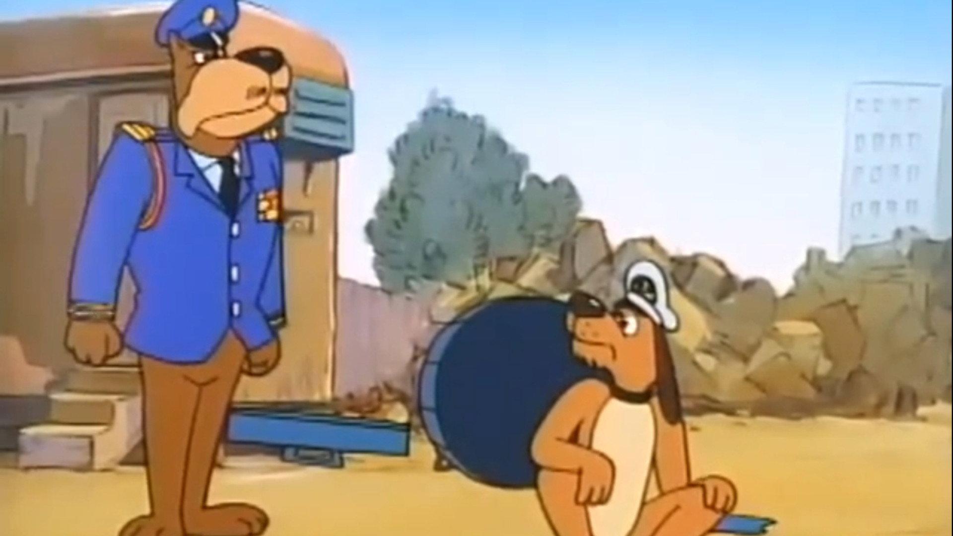 Still from Leroy Gets Canned