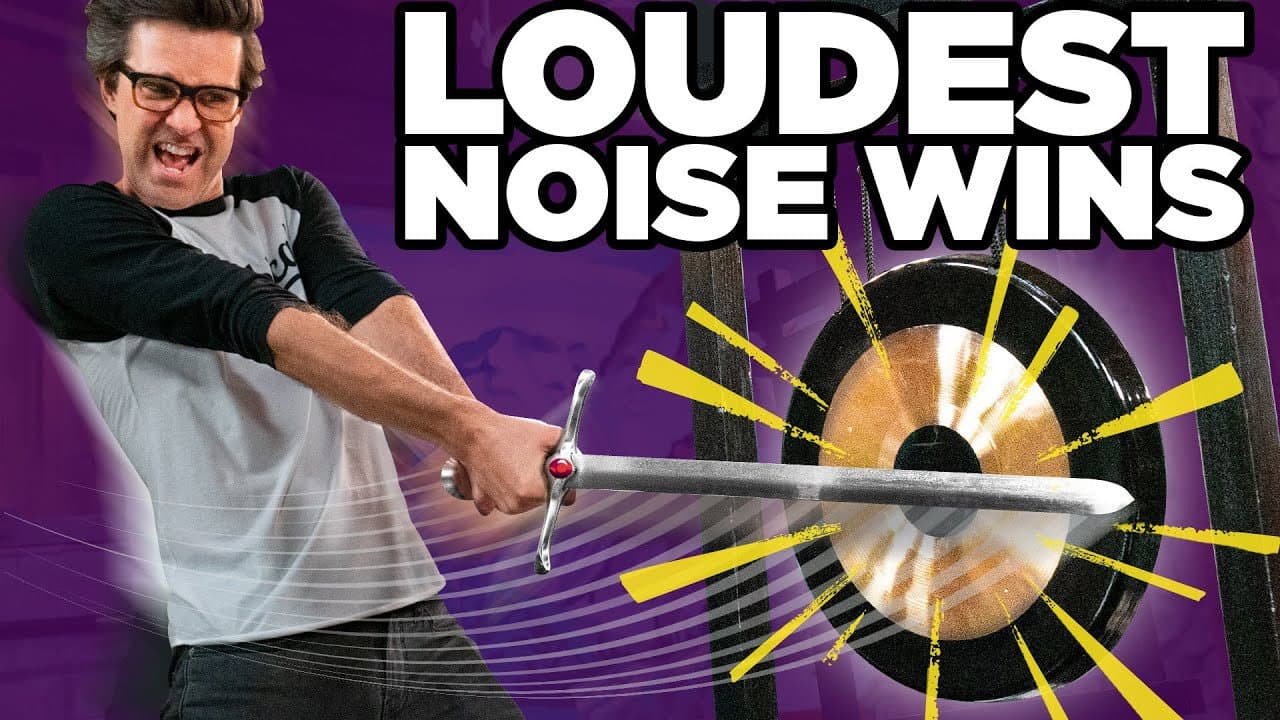 Still from Who Can Make The Loudest Noise? (Challenge)