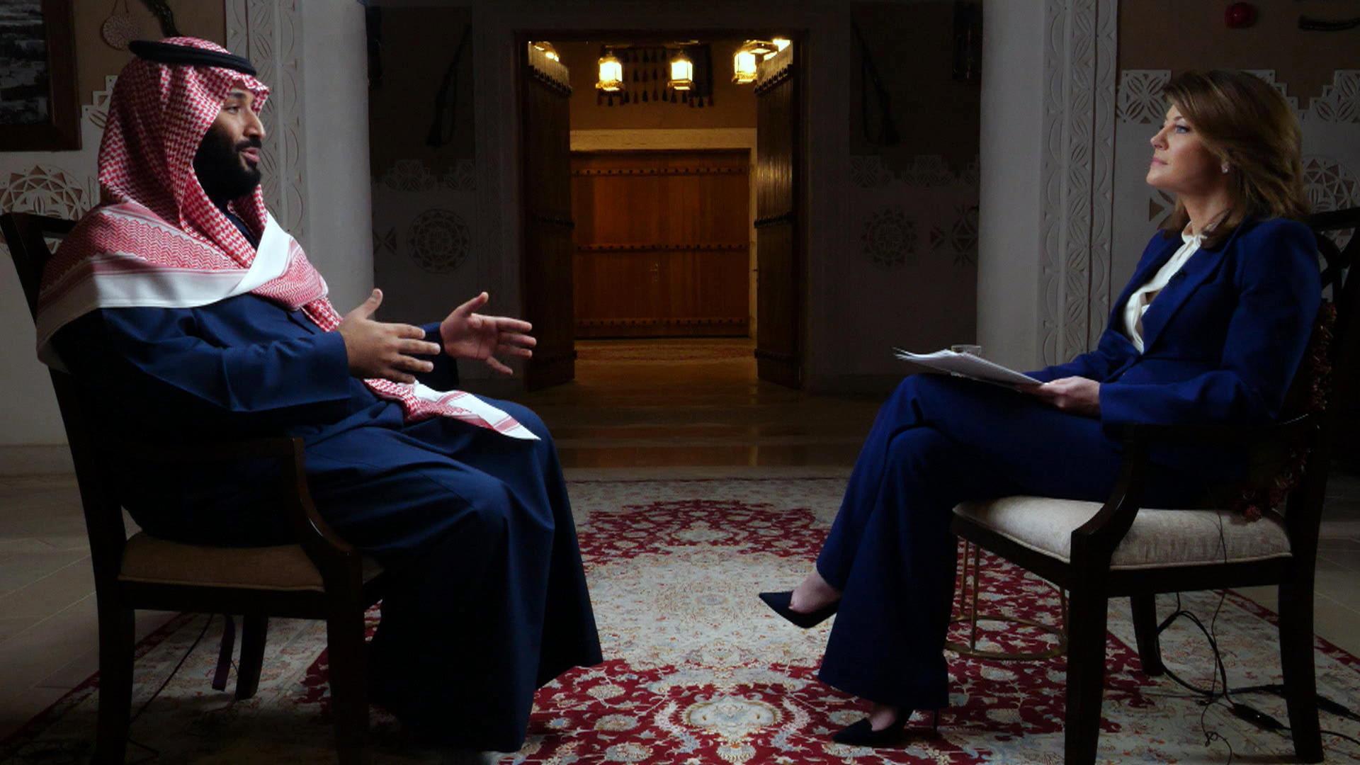 Still from The Impeachment Inquiry, Crown Prince Mohammad bin Salman, Great White