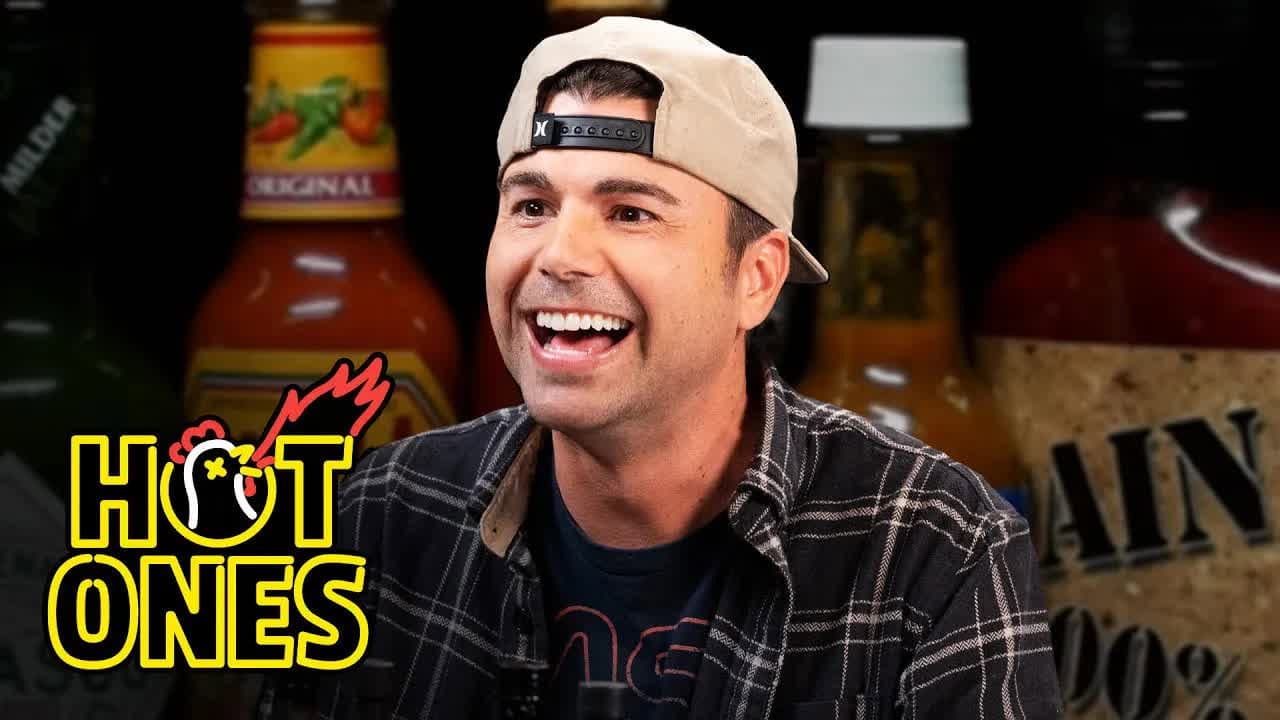 Still from Mark Rober Gives Up on Science While Eating Spicy Wings