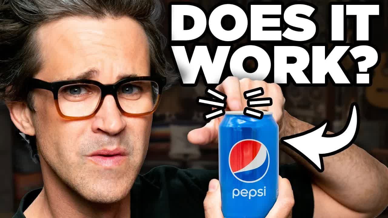 Still from Don't Do This To Soda Cans (Experiment)