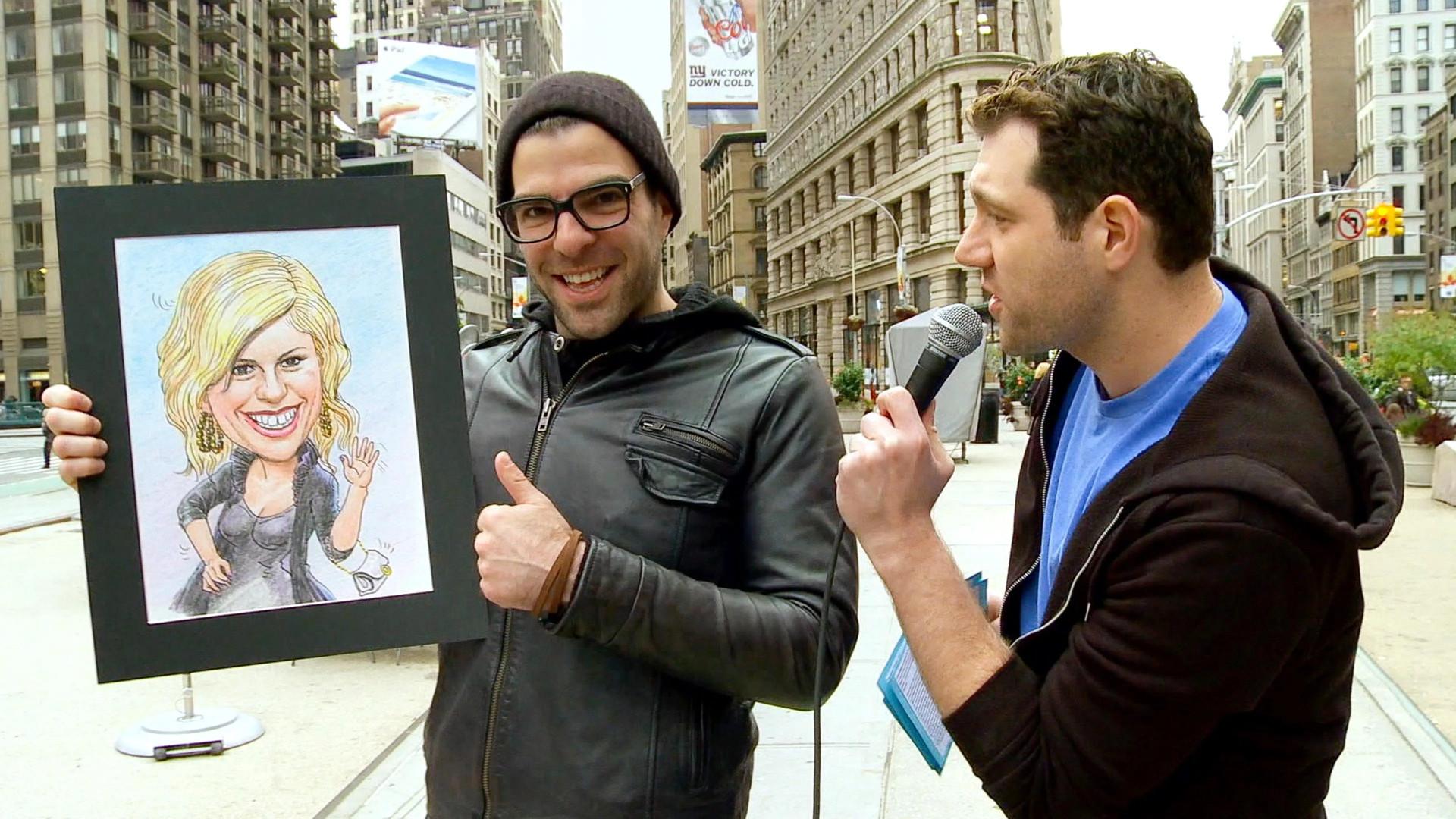 Still from It's Spock: Do You Care?, With Zachary Quinto