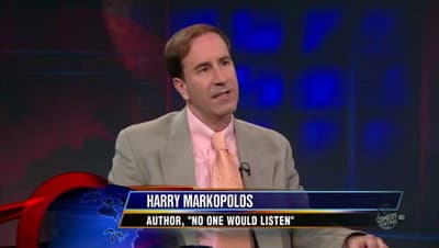 Still from Harry Markopolos