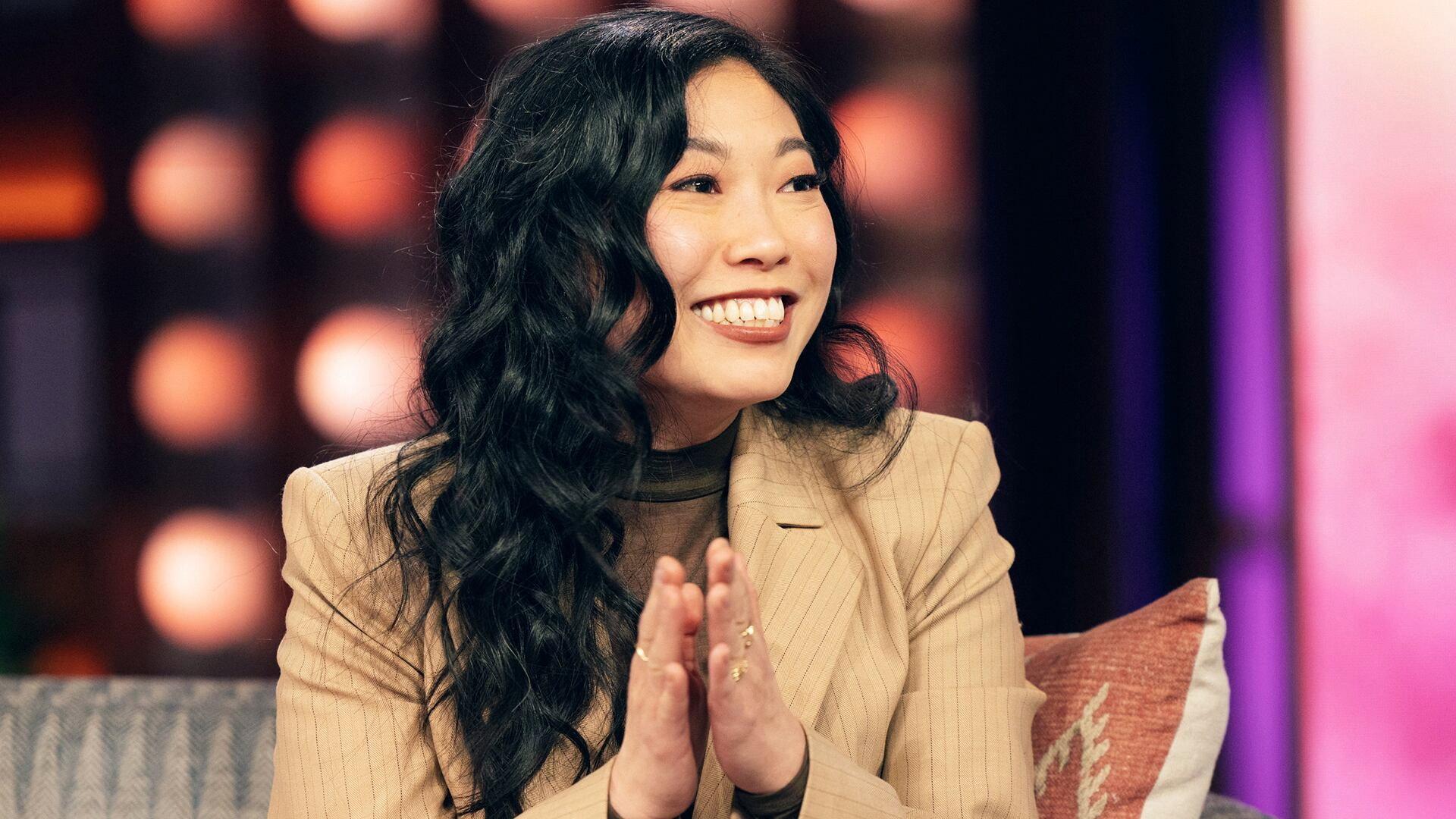 Still from Awkwafina, Chelsea Clinton, Victoria Garrick Browne, Ernie Hudson, Drake Milligan