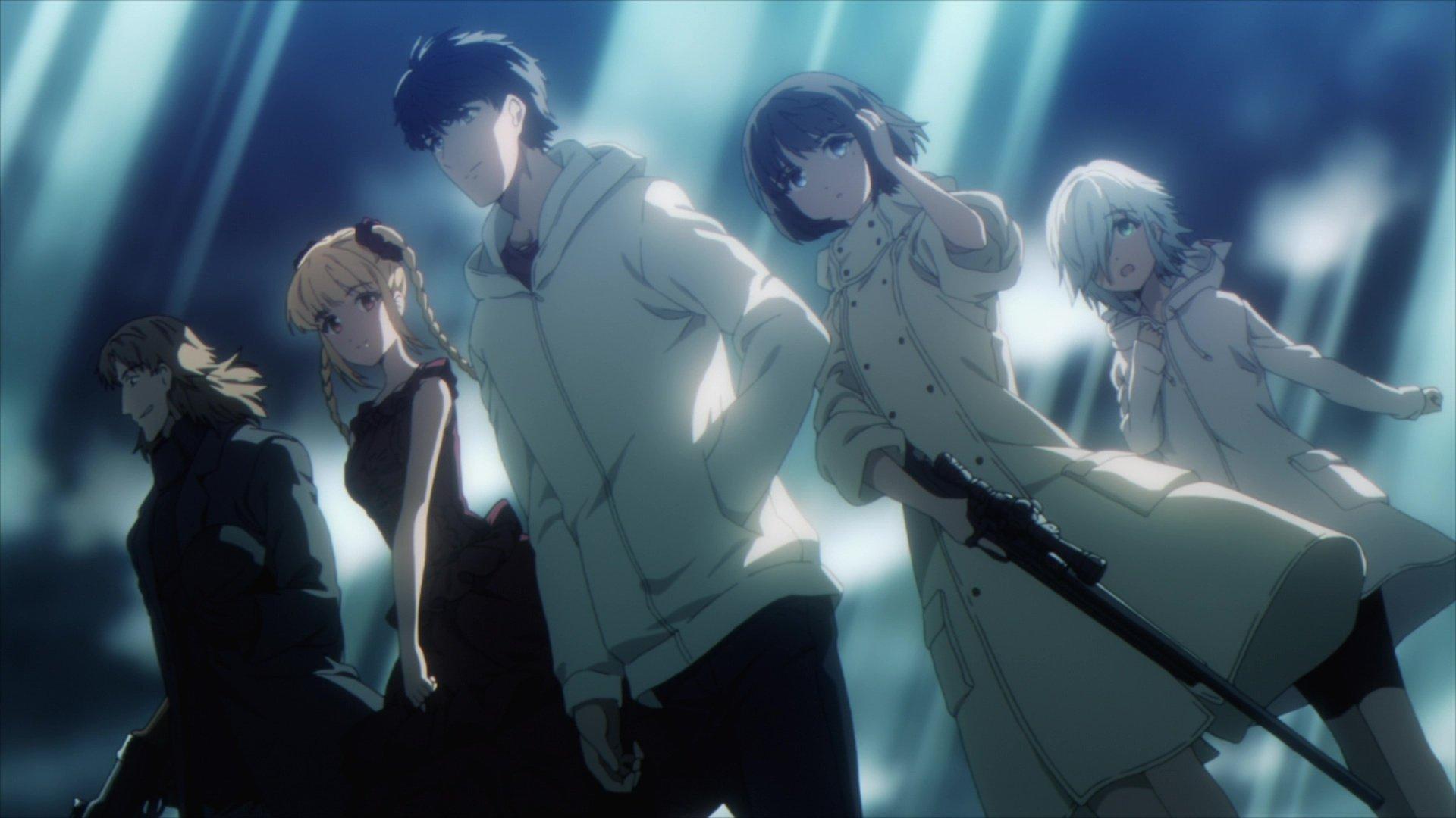 Still from Sunset Ravens