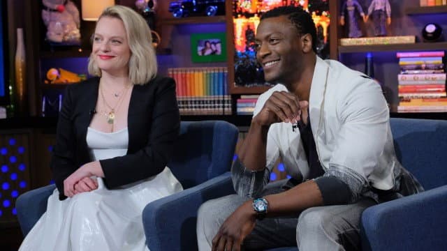 Still from Elisabeth Moss & Aldis Hodge