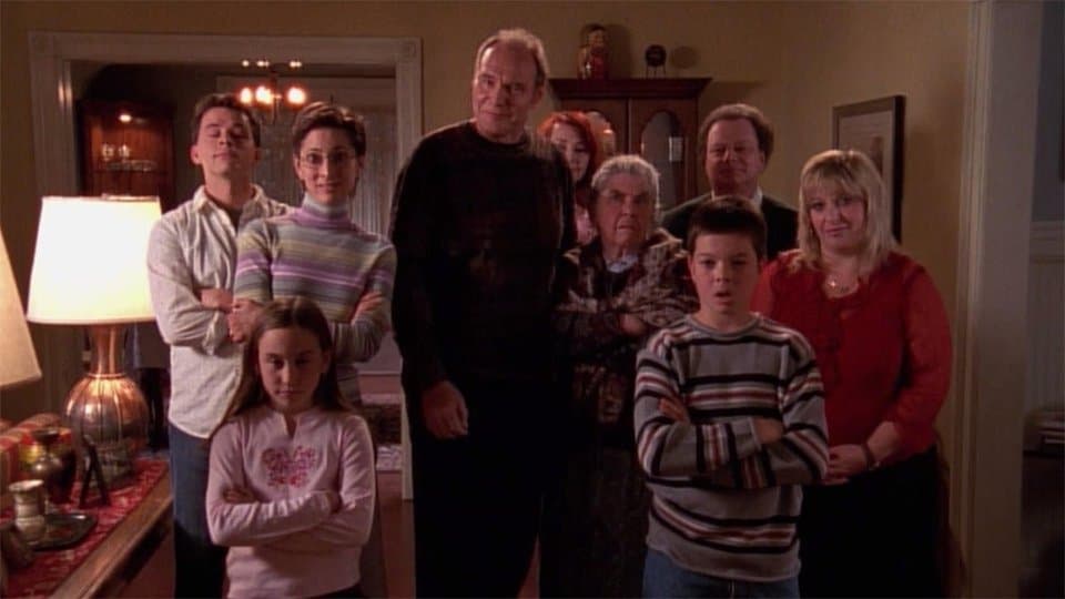 Still from Malcolm Dates a Family