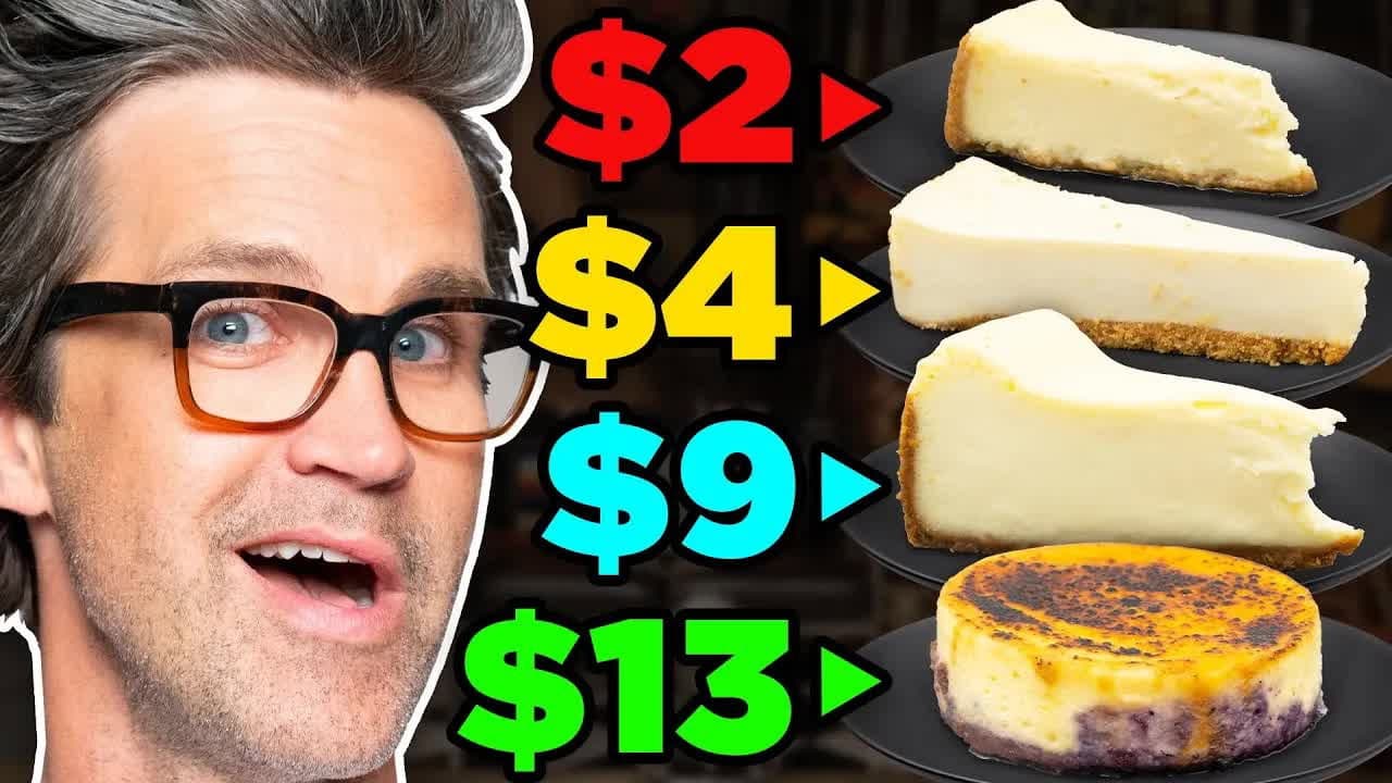 Still from Frozen vs. Fast vs. Fancy Food Taste Test