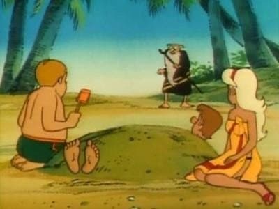 Still from Volcano Island