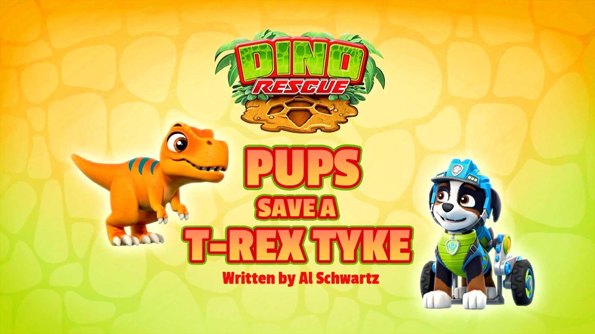 Still from Pups Save a T-Rex Tyke