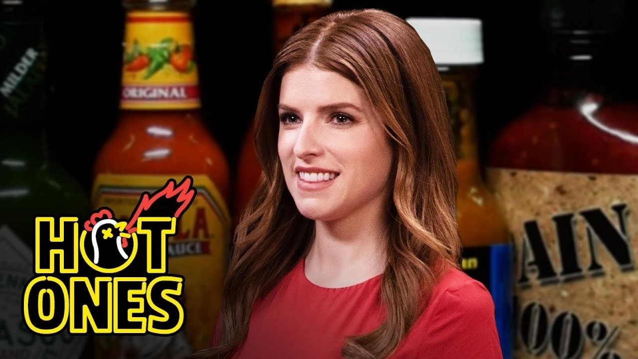 Still from Anna Kendrick Gets the Giggles While Eating Spicy Wings