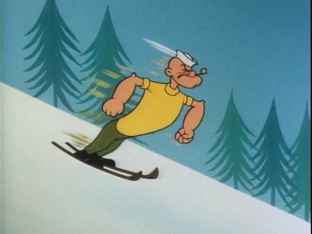 Still from Ski-Jump Chump