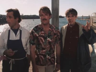 Still from Dead Men Don't Floss