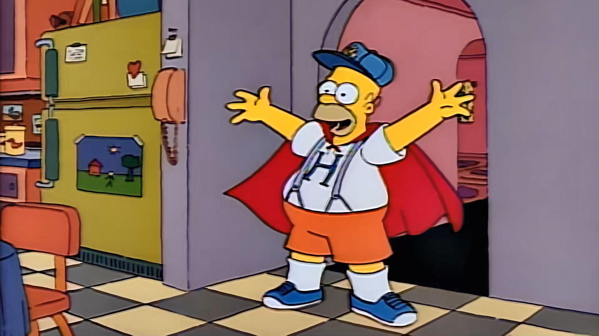 Still from Dancin' Homer