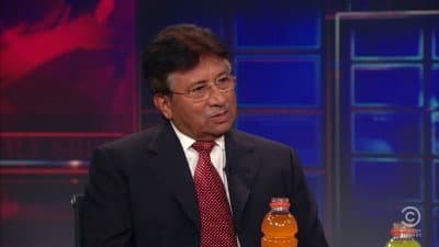 Still from Pervez Musharraf