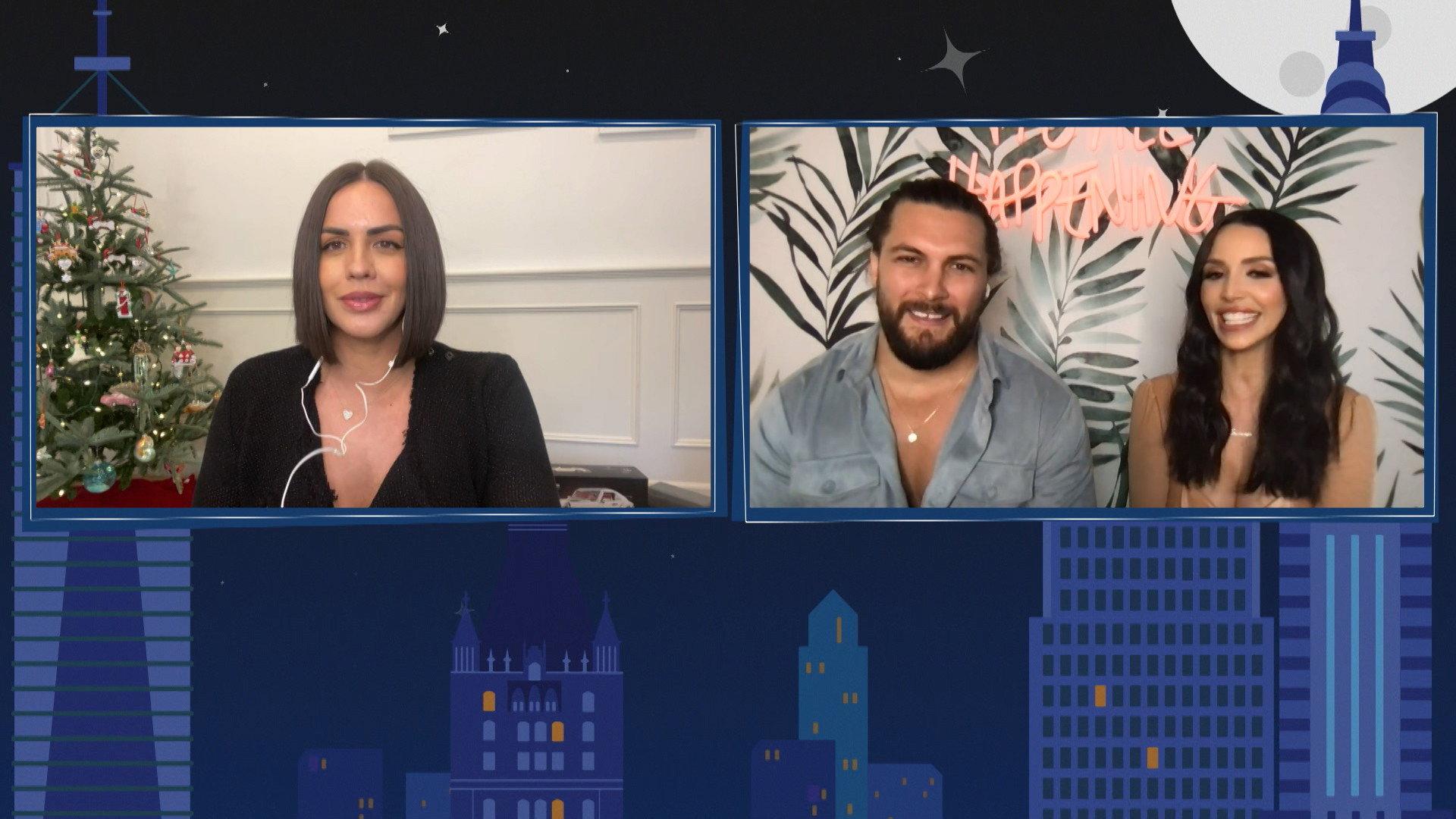 Still from Katie Maloney-Schwartz, Scheana Shay, and Brock Davies