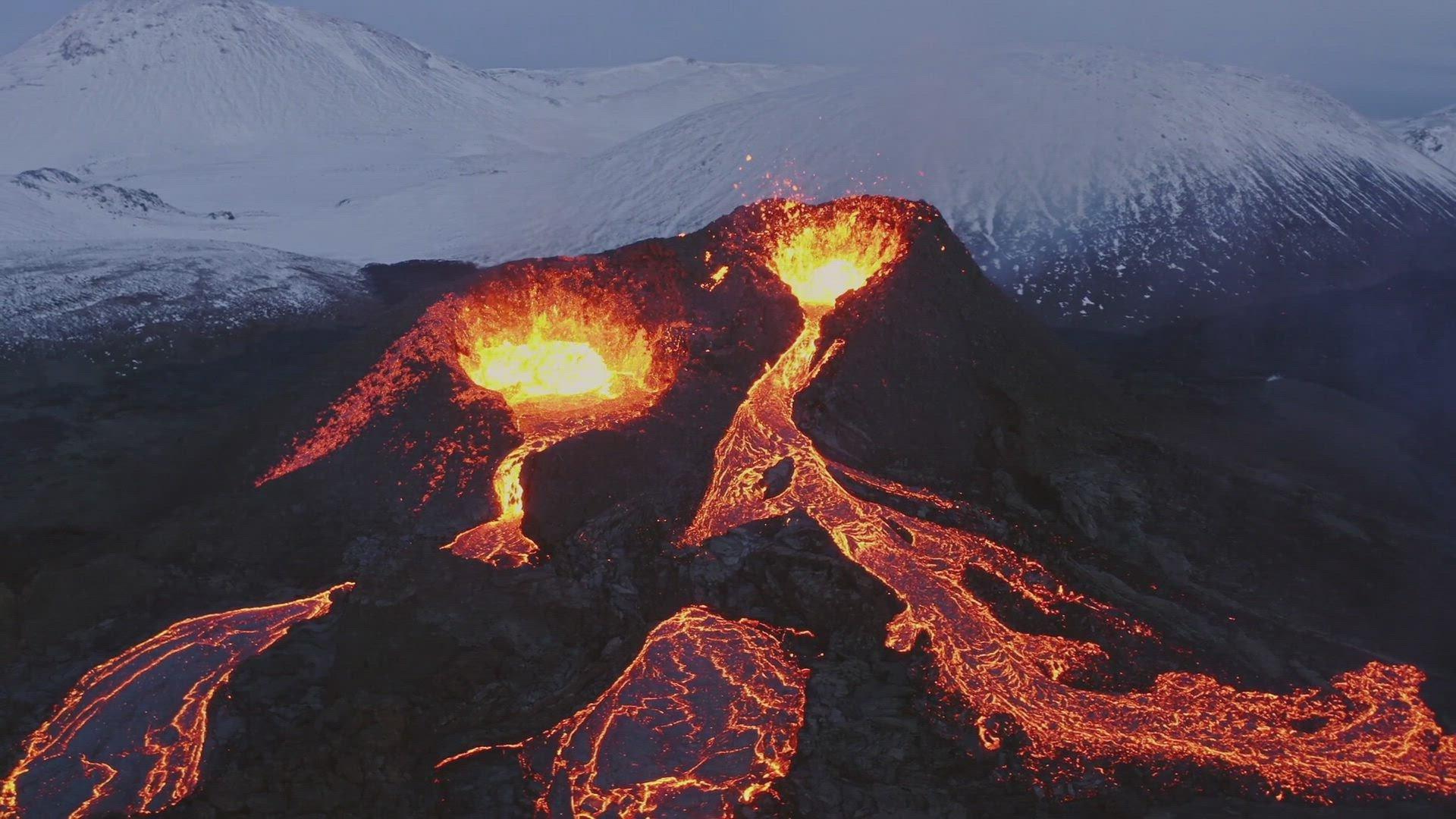 Still from The Volcano Factor